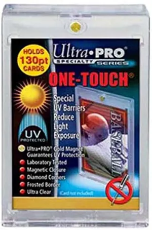 10 Ultra Pro 130pt Magnetic One Touch Card Holders (10 Total) 81721 - Fits Cards Up To 130 Point in Thickness