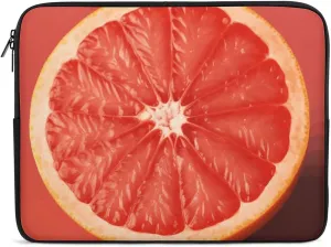 15inch Laptop Sleeve Bag Ripe Grapefruit Slice Laptop Bag Shockproof Computer Carrying Cover Slim Briefcase Handbag
