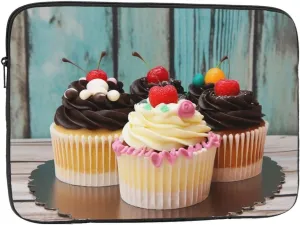 17 Inch Laptop Sleeve Bag Waterproof Shockproof Laptop Case Bag Bakery Cake Computer Skin Bags Lightweight Tablet Carrying Case