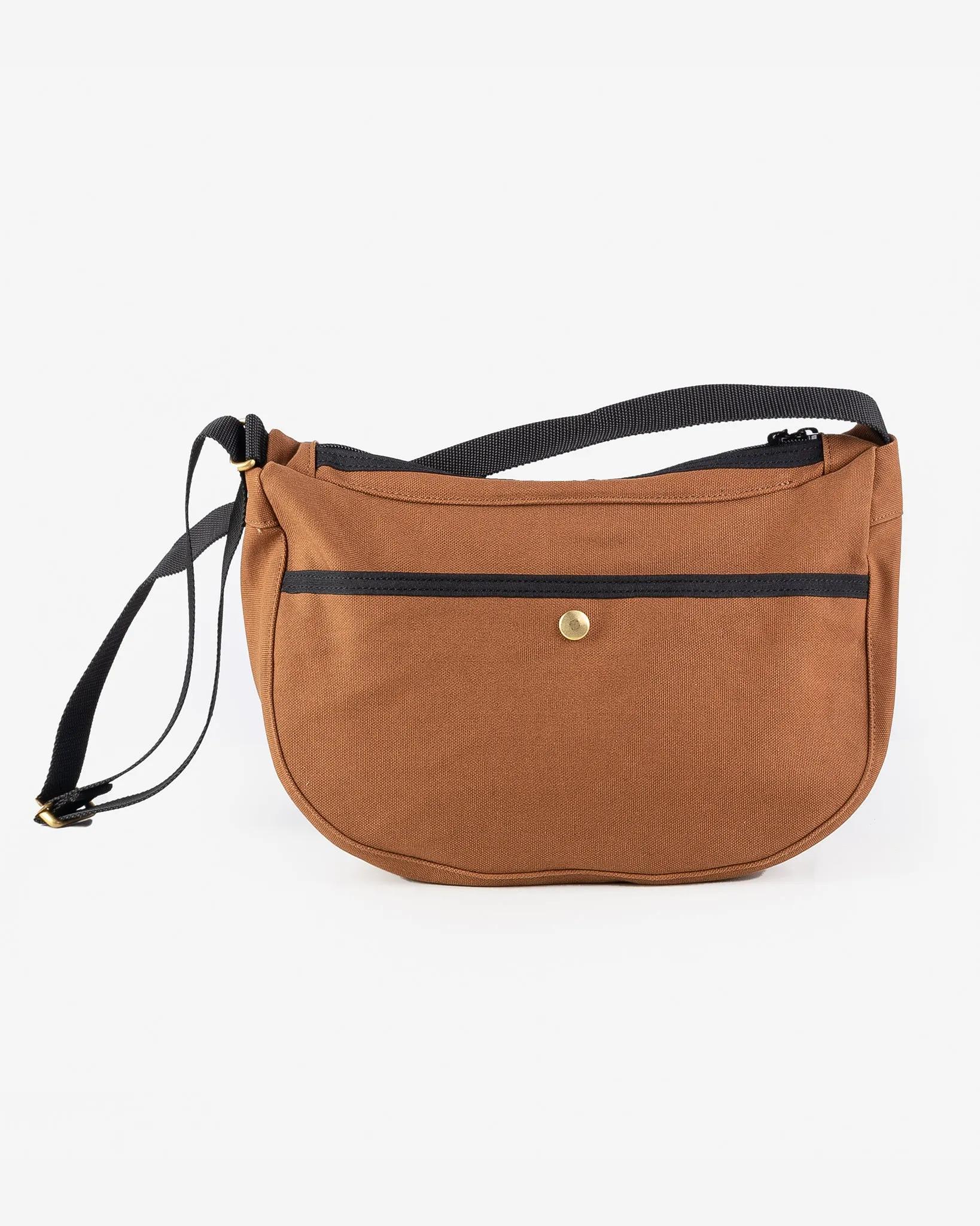 17oz Duck Small Shoulder Bag - Brown