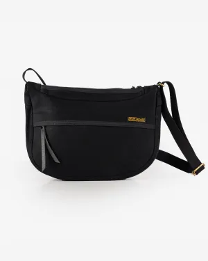 21oz Denim Small Shoulder Bag - Black