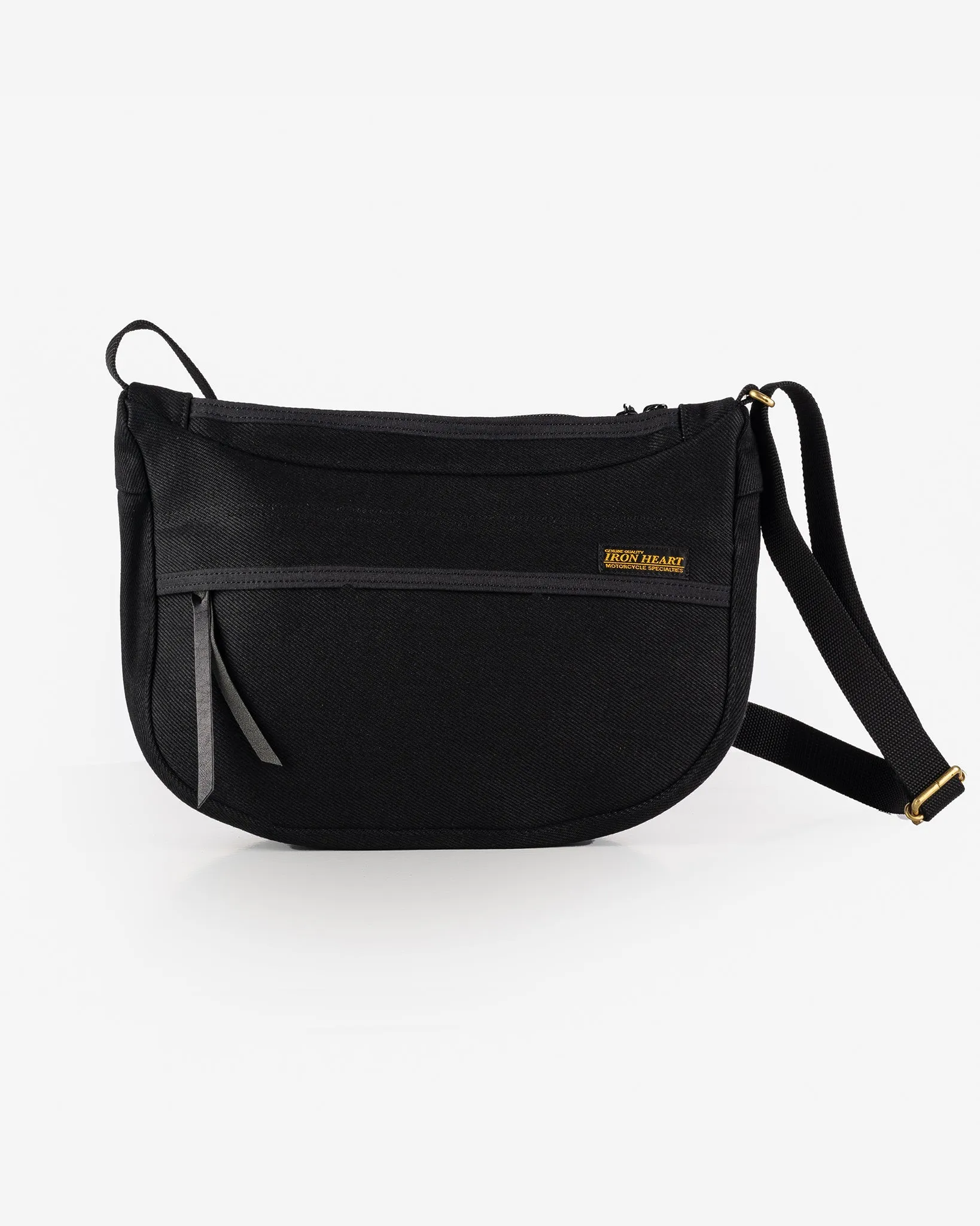 21oz Denim Small Shoulder Bag - Black