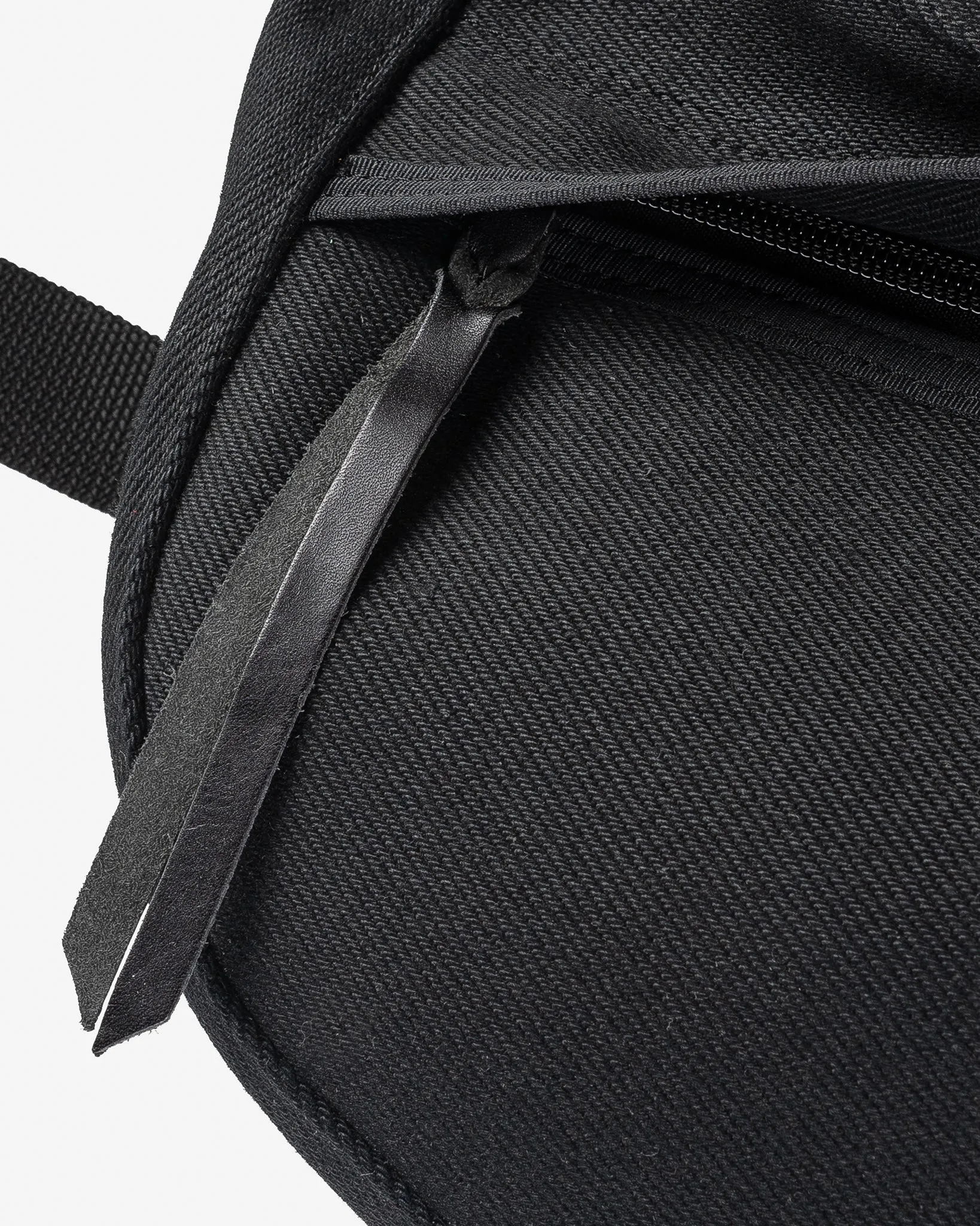 21oz Denim Small Shoulder Bag - Black