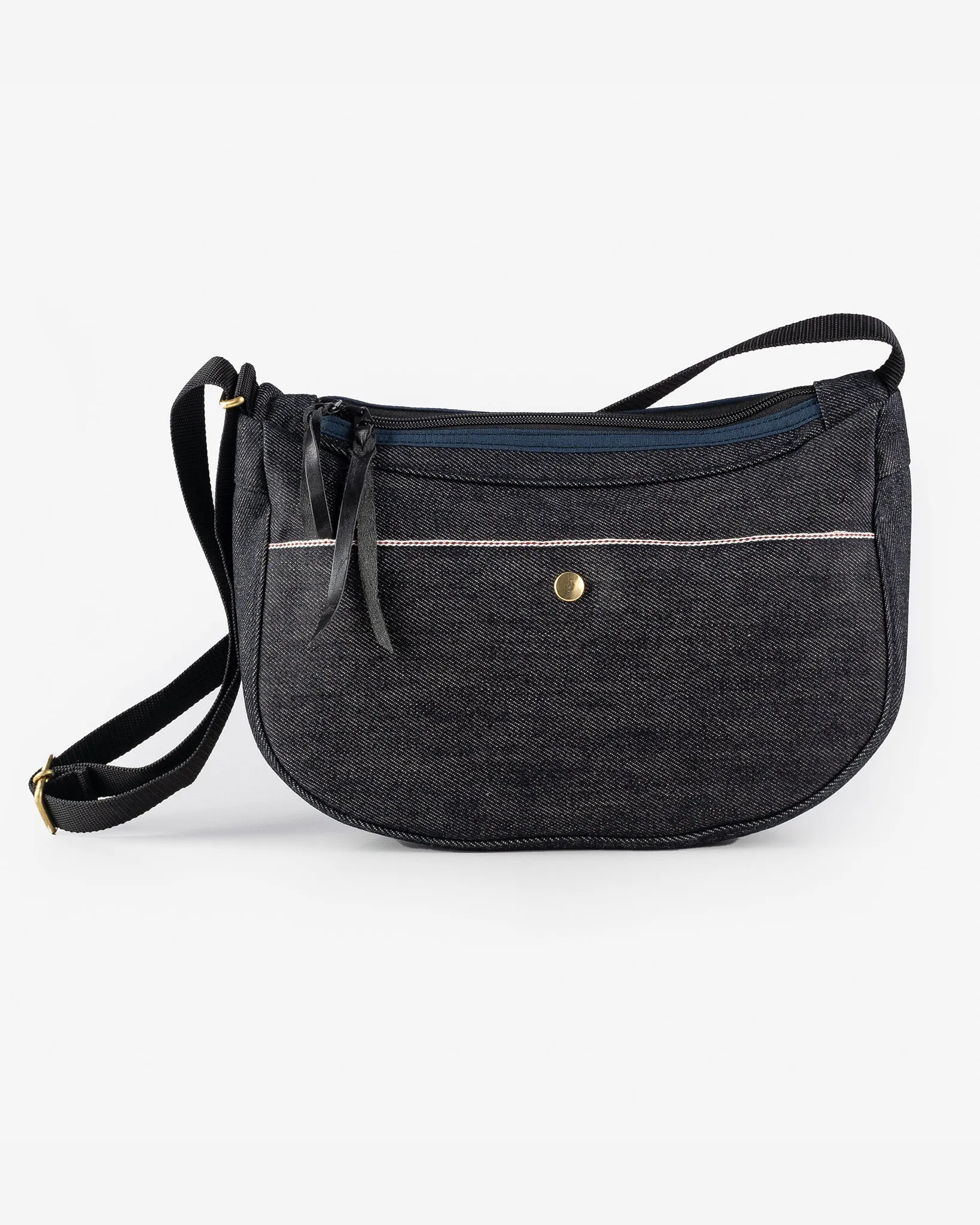 21oz Selvedge Denim Small Shoulder Bag - Indigo