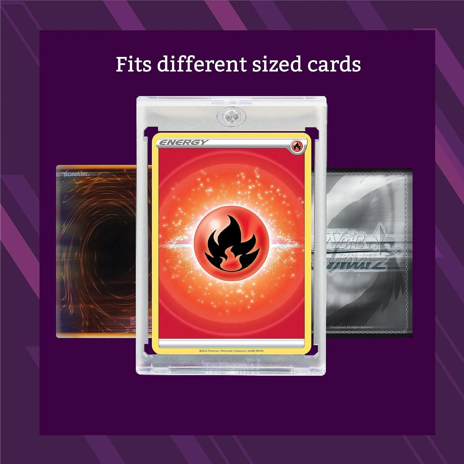 25ct Magnetic Card Holder Compatible with Trading Cards, 35pt One Touch Card Holders, 2-1/2” x 3-1/2“, Rigid Magnetic Card Case for MTG, Yugioh, Baseball and Sports Game Cards