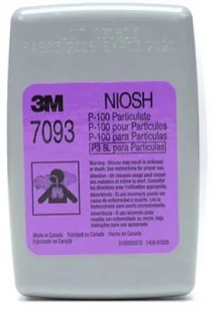 3M P100 High Efficiency Filter 7093