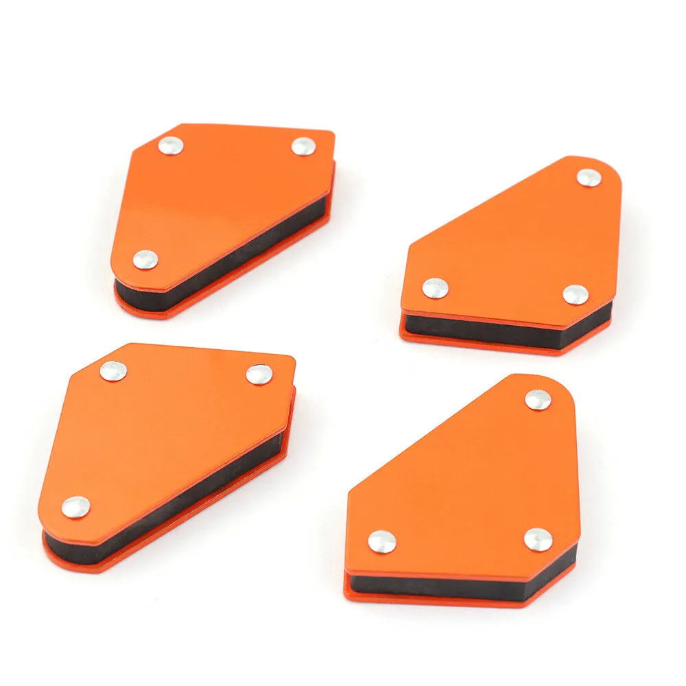4 Piece Welding Magnet Magnetic Square Welder Holders | Arrow Clamp | 45 90 135° 4.5KG 10LB