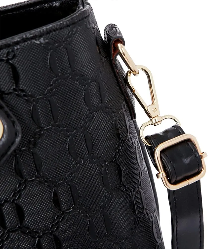 4pcs Set Handbags for Women Shoulder Bag Purse Card Holder Shopper Tote Satchels