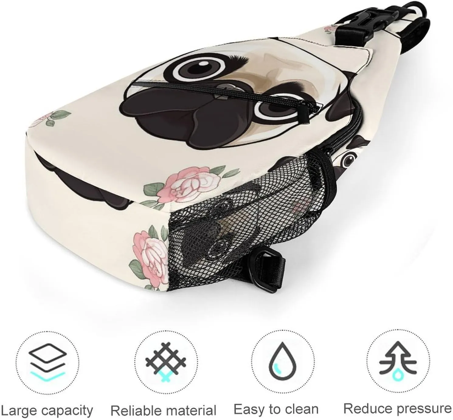 A Psychedelic Cat Sling Bag Crossbody Bags Cross Body Bag Fanny Packs Chest Bags Sling Purses for Travel