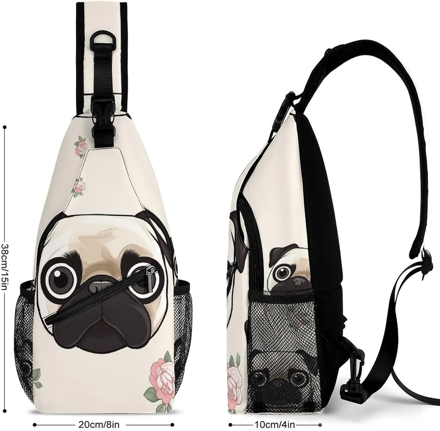 A Psychedelic Cat Sling Bag Crossbody Bags Cross Body Bag Fanny Packs Chest Bags Sling Purses for Travel