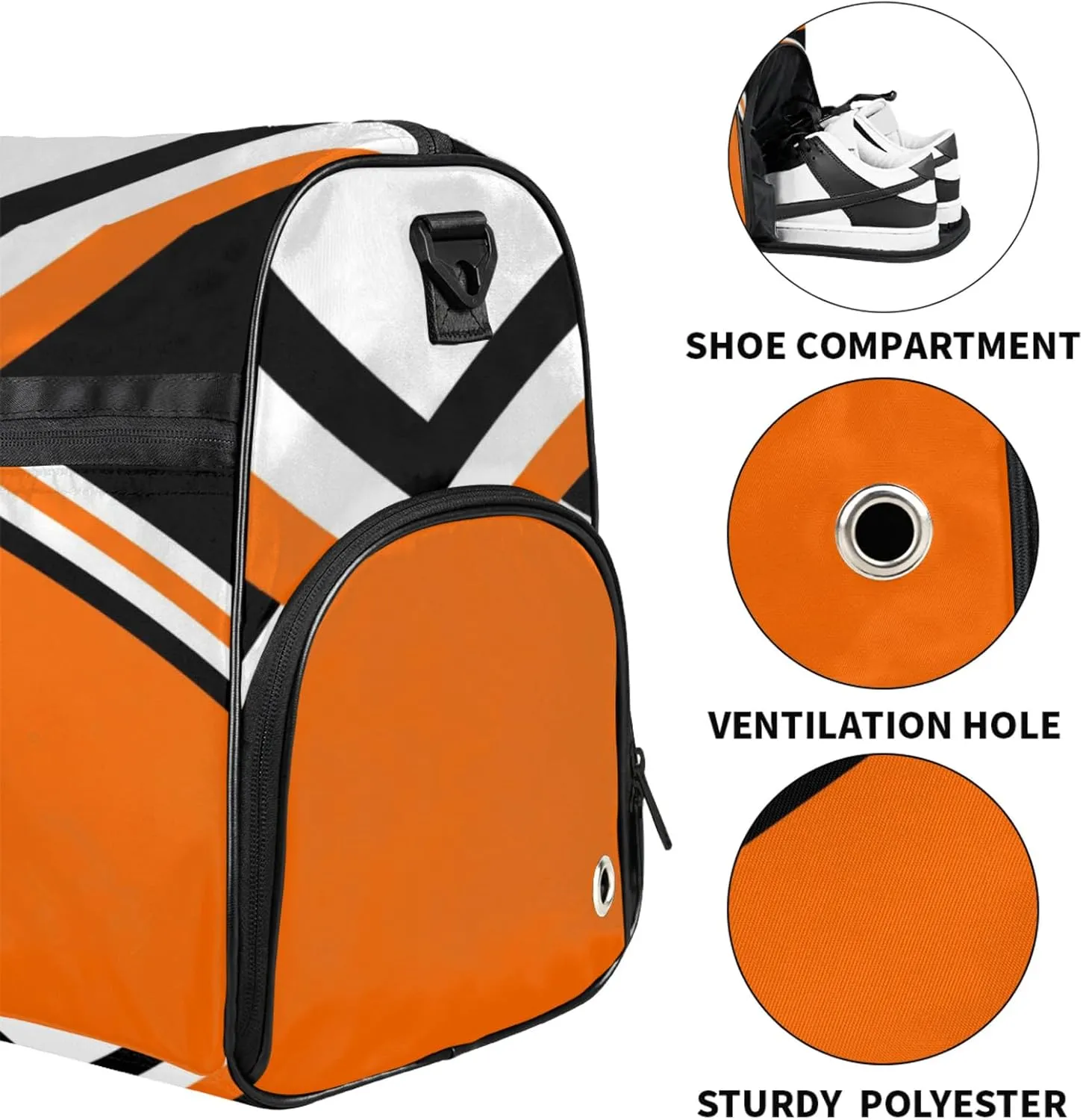 Abstract Gym Duffle Bag for Women,Waterproof Sports Background Pattern Duffle Bags Travel Weekender Bags for Men Women Overnight Bag with Shoes Compartment