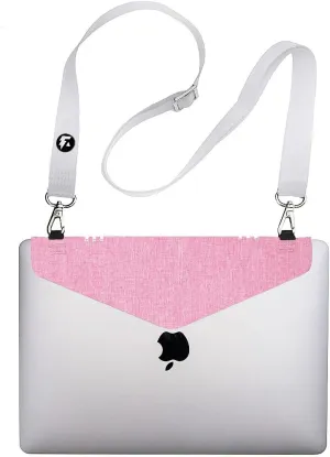 Adhesive Crossbody Laptop Carrier – Bag Sleeve Case Alternative – SMALL – Fits Acer, Apple, Google, HP, Microsoft