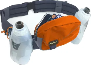 Amphipod Profile-Lite Breeze Hydration Belt, Runners Waist & Hydration Pack for Endurance & Marathon Runs, Men & Women, 21 oz - Orange - 21 oz