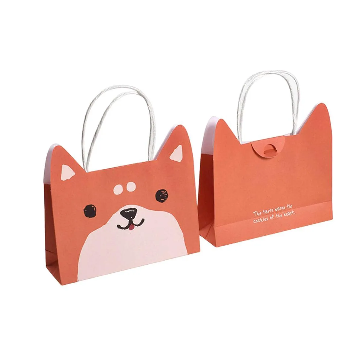 Animal Shaped Gift Bags 20PCS Kraft Paper