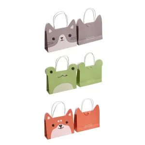 Animal Shaped Gift Bags 20PCS Kraft Paper