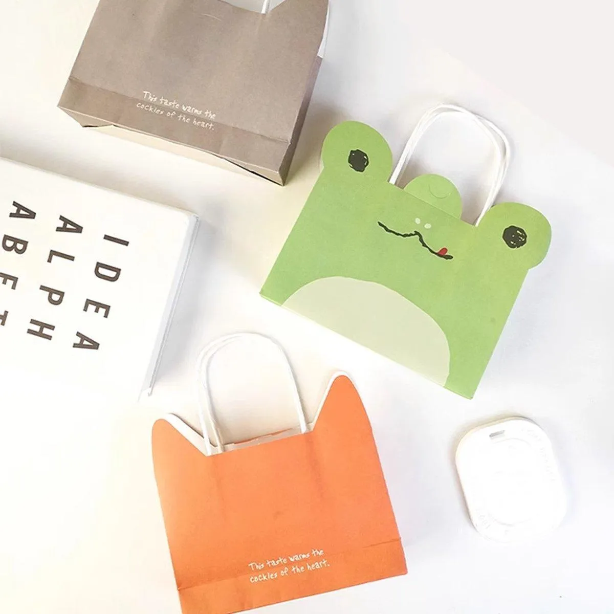 Animal Shaped Gift Bags 20PCS Kraft Paper