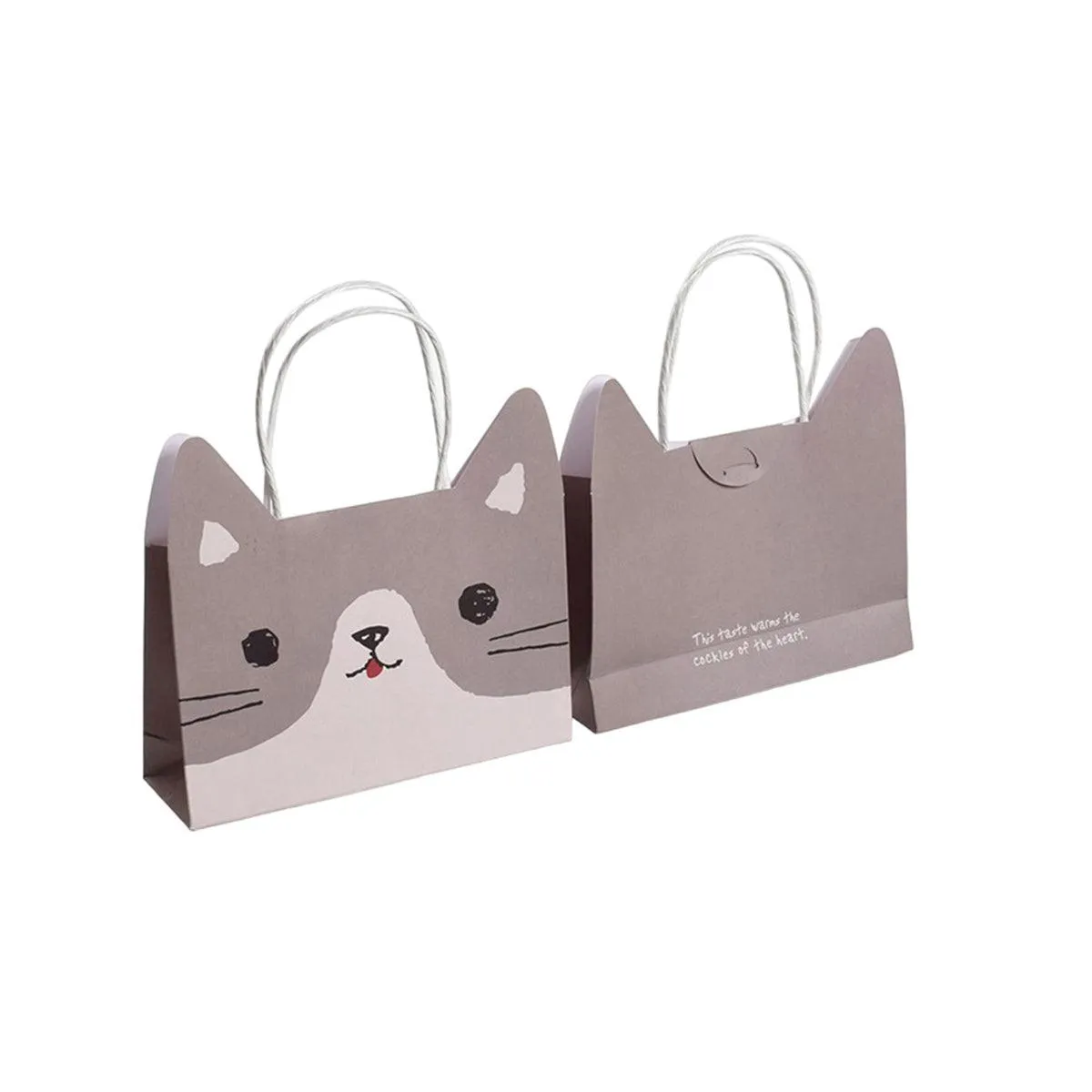 Animal Shaped Gift Bags 20PCS Kraft Paper
