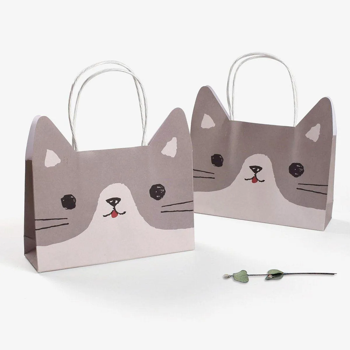 Animal Shaped Gift Bags 20PCS Kraft Paper