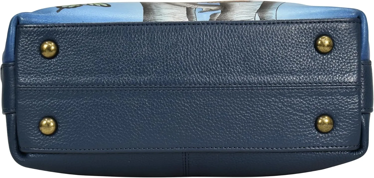 Anna by Anuschka Double Zip Organizer Satchel