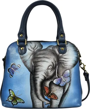Anna by Anuschka Double Zip Organizer Satchel