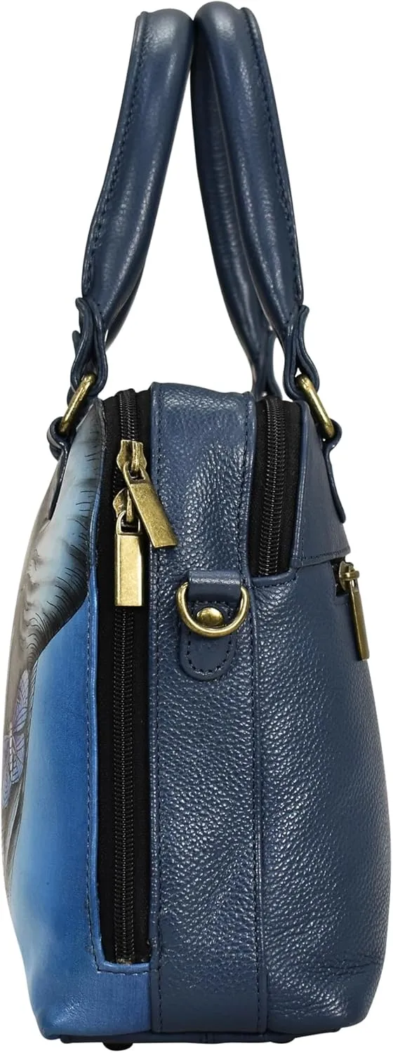 Anna by Anuschka Double Zip Organizer Satchel