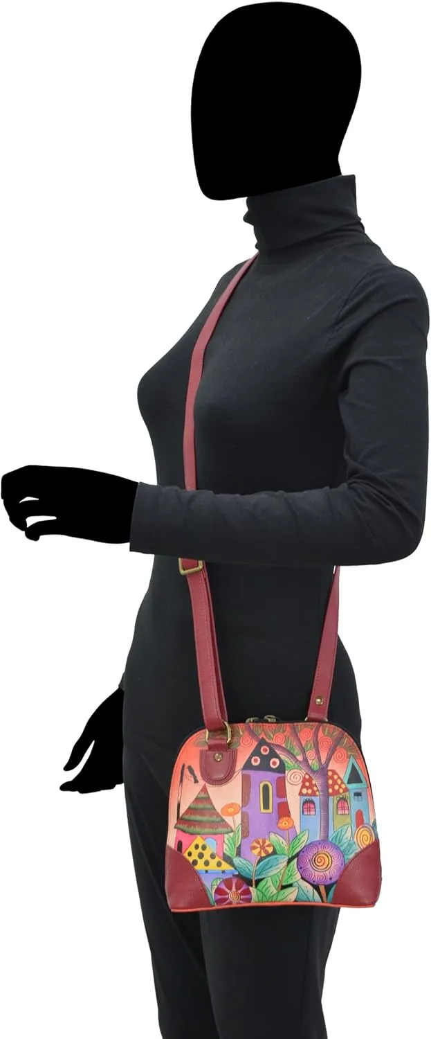 Anna by Anuschka Leather Small Multi Compartment Zip-Around Organizer