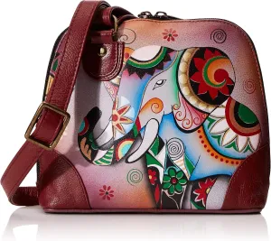 Anna by Anuschka Leather Small Multi Compartment Zip-Around Organizer