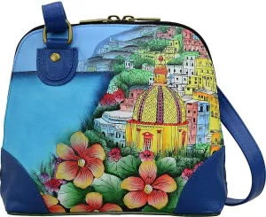 Anna by Anuschka Leather Small Multi Compartment Zip-Around Organizer