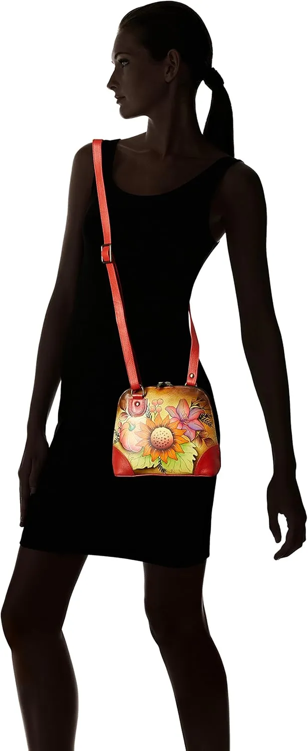 Anna by Anuschka Leather Small Multi Compartment Zip-Around Organizer