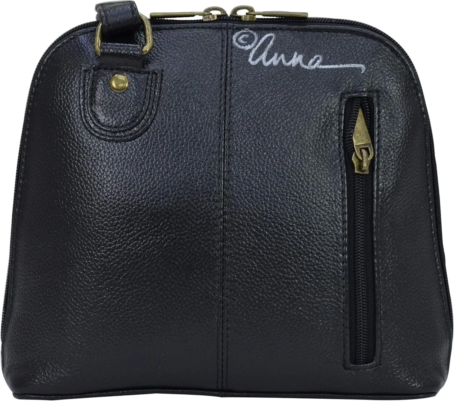 Anna by Anuschka Leather Small Multi Compartment Zip-Around Organizer