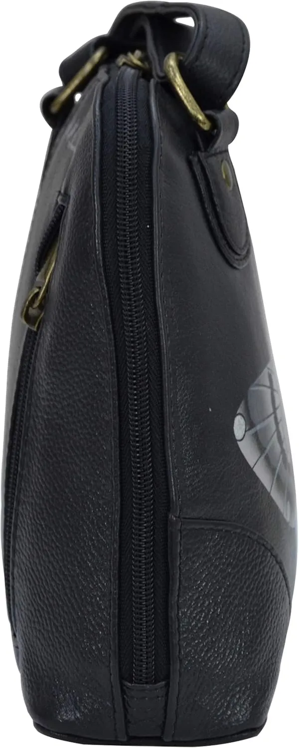 Anna by Anuschka Leather Small Multi Compartment Zip-Around Organizer