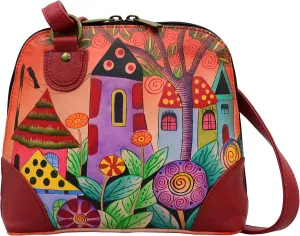 Anna by Anuschka Leather Small Multi Compartment Zip-Around Organizer