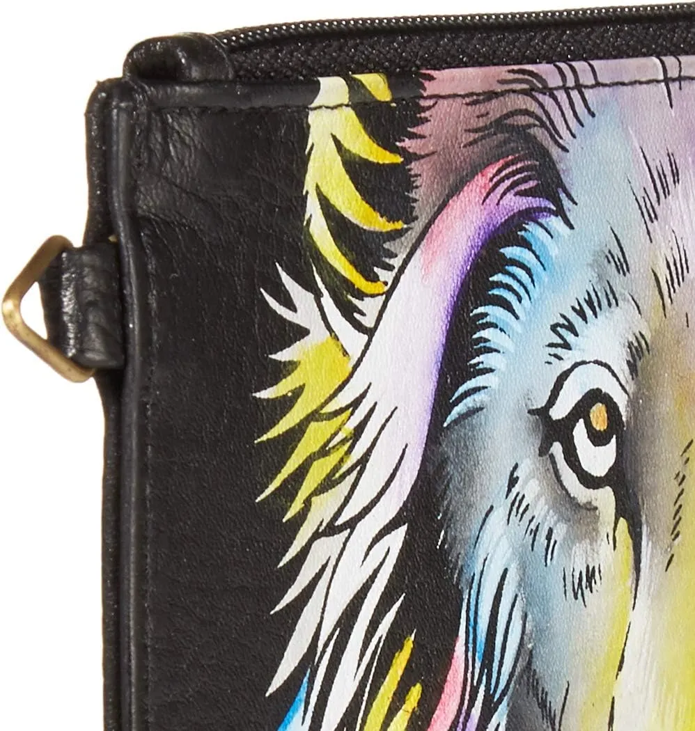 Anna by Anuschka Women's Hand Painted Genuine Leather Organizer Wallet