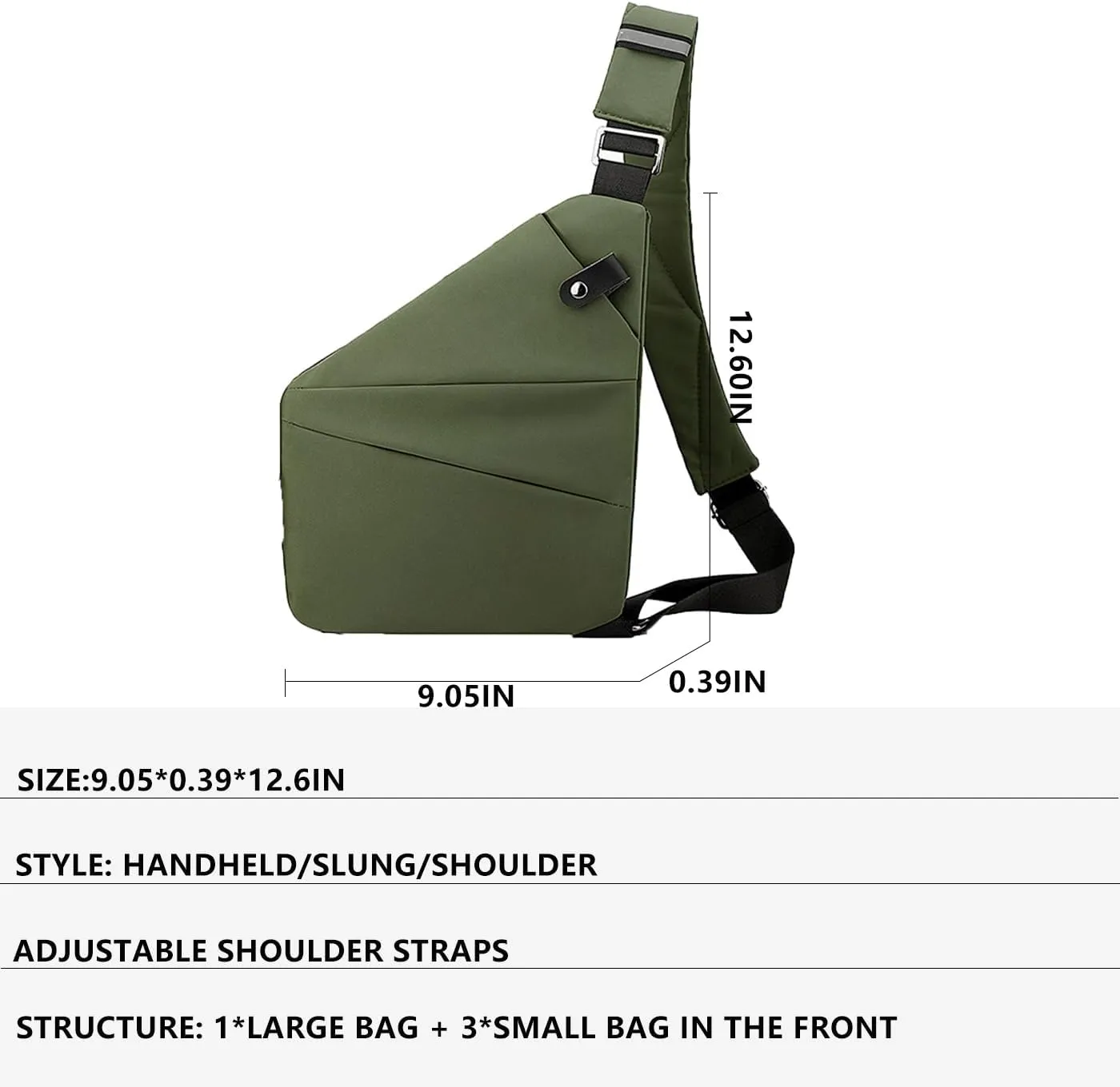 Anti Theft Bag, Travel Bag for Women/Men,Travel Purses Anti Theft Crossbody Bags,Adjustable Slim Sling Bag…