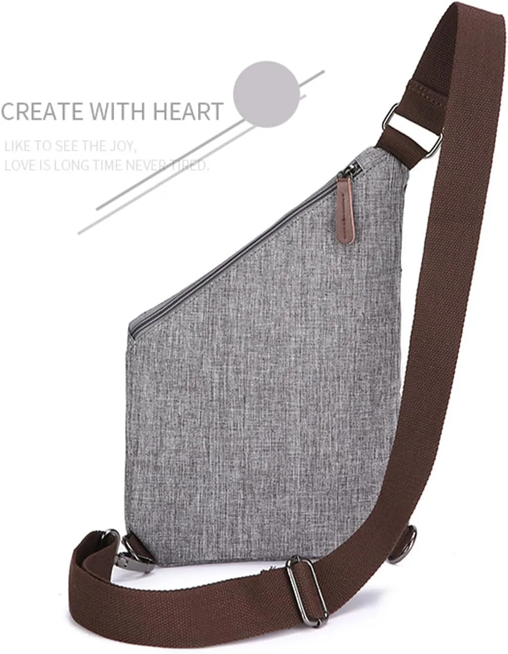Anti Theft Travel Sling Bag - Slim, Stylish Shoulder Bag for Men & Women