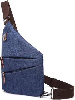 Anti Theft Travel Sling Bag - Slim, Stylish Shoulder Bag for Men & Women