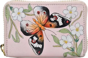 Anuschka Women’s Original Hand-Painted Genuine Leather Accordion Style Credit and Business Card Holder