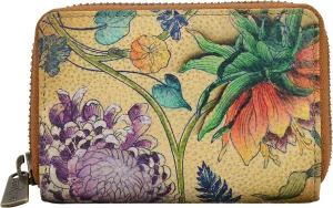 Anuschka Women’s Original Hand-Painted Genuine Leather Accordion Style Credit and Business Card Holder