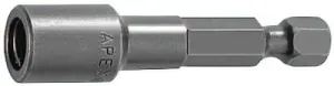 Apex Tool Group Hex Drive Bit Holders, Magnetic, 1/4 in Drive, 4 in Length, M-490-4