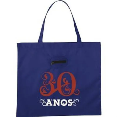 Arrow Nylon Tote Bag with Zippered Pouch