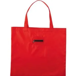 Arrow Nylon Tote Bag with Zippered Pouch
