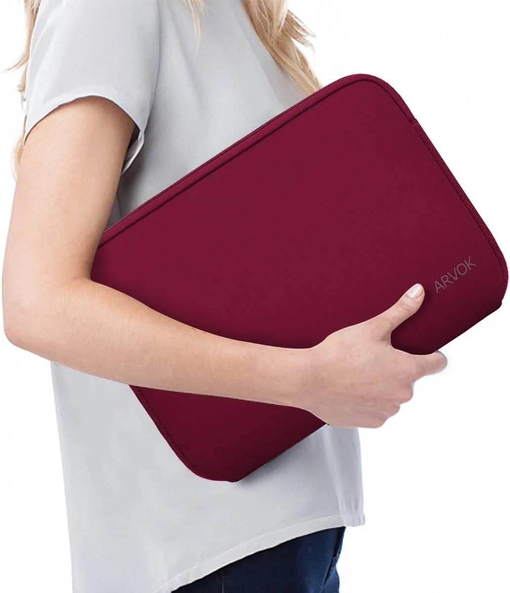 ARVOK 15 15.6 16 inch Laptop Sleeve Ultra-Thin Case MacBook pro 16 inch Sleeve Water-Resistant Notebook Computer Pocket Tablet Briefcase Carrying Bag/Pouch Skin Cover for HP/Dell/Lenovo/Asus/Acer