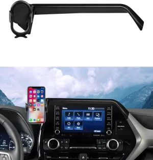 Autorder Custom Fit for Car Phone Holder 2020-2025 Toyota Highlander Accessories Phone Mount 8" Screen Cell Phone Automobile Cradles Hands-Free 360 Degree Rotation