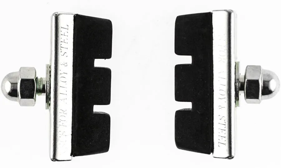 AVENIR BRAKE PADS / HOLDERS 2 Pairs / 4 Count Pull Caliper Road Bike Brake NEW