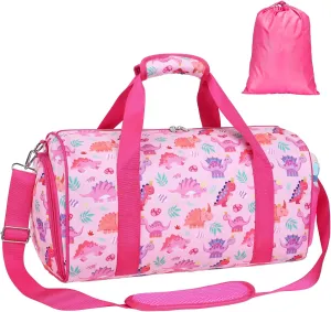 Bagseri Dance Bag for Girls - Ballet Duffle With Shoes Compartment for Kids Above 6yr, Overnight Travel Sleepover Bag With Dry Wet Separation Pockets