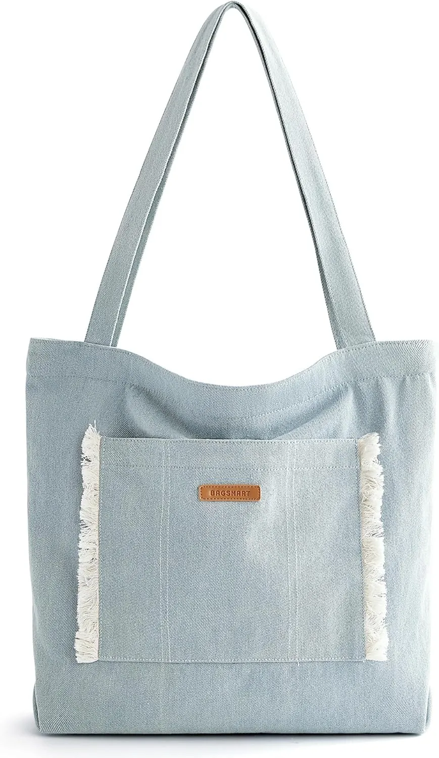 BAGSMART Women's Multi-Compartment Tote Bag with Elastic Cord for Travel Fitness Outdoor Activities