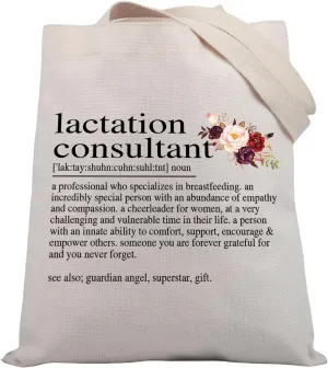 BDPWSS Lactation Consultant Gift IBCLC Breastfeeding Counselor Gift Birth Worker Team Gift Lactation Specialist Tote Bag