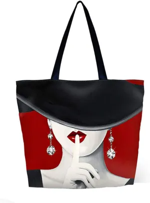 Beach Tote Bags Travel Totes Bag Shopping Zippered Tote for Women Foldable Waterproof Overnight Handbag