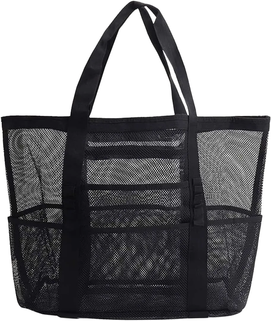 Beach Tote Bags Travel Totes Bag Shopping Zippered Tote for Women Foldable Waterproof Overnight Handbag