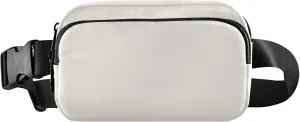 Beige Fanny Belt Bag Waist Packs Crossbody Bags Bum Bag for Running Hiking Travel Workout Adjustable Strap for Women Men